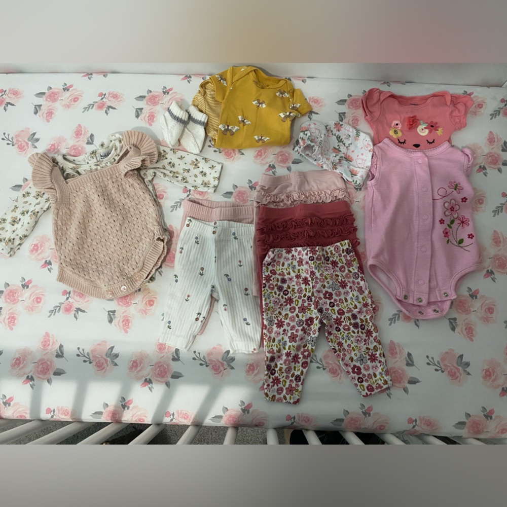Baby girl newborn bundle